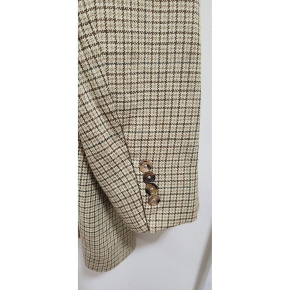 Ralph Lauren Purple Label Plaid Suit Jacket Size 49 R - Picture 6 of 16